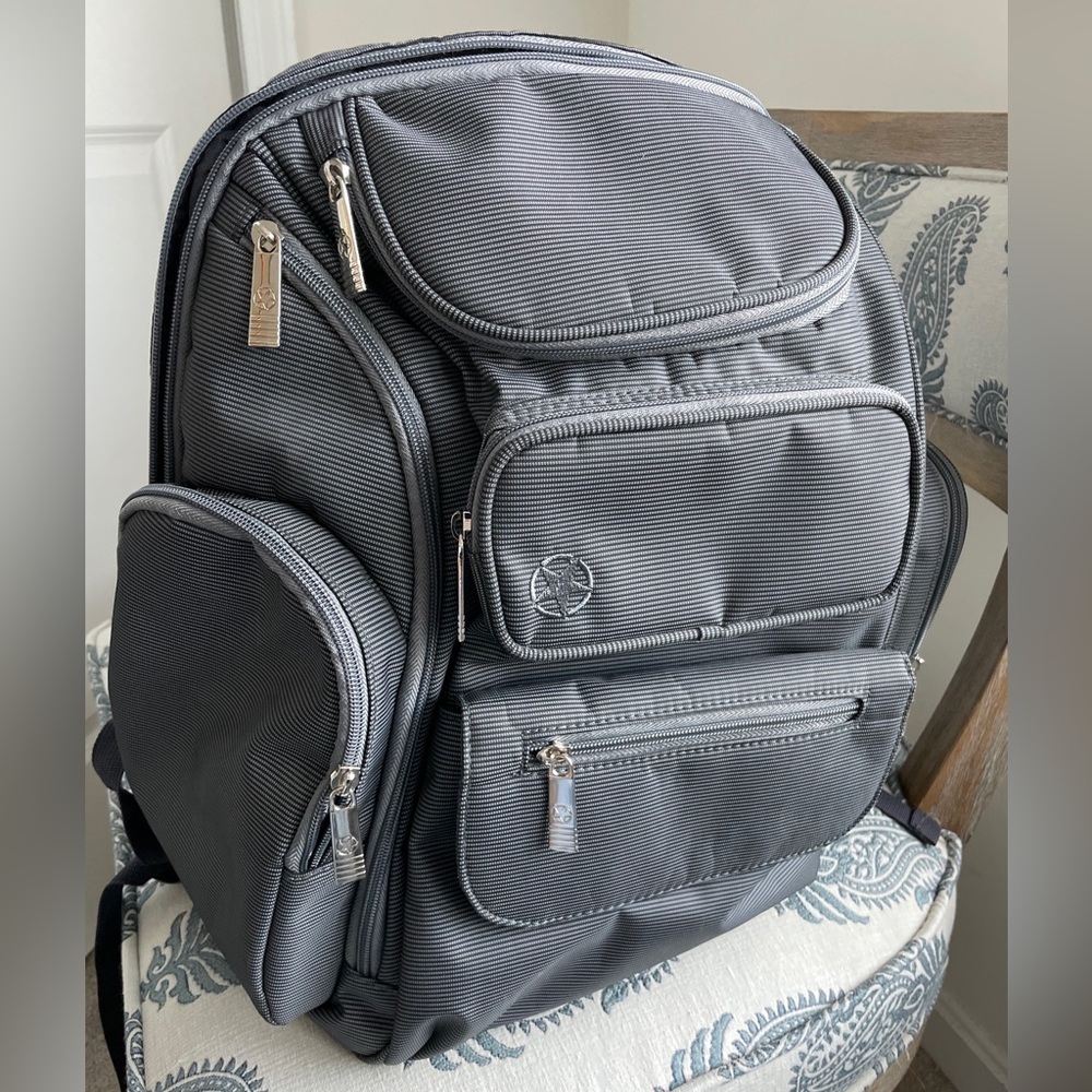 J is for Jeep gray diaper bag - like new condition ✨